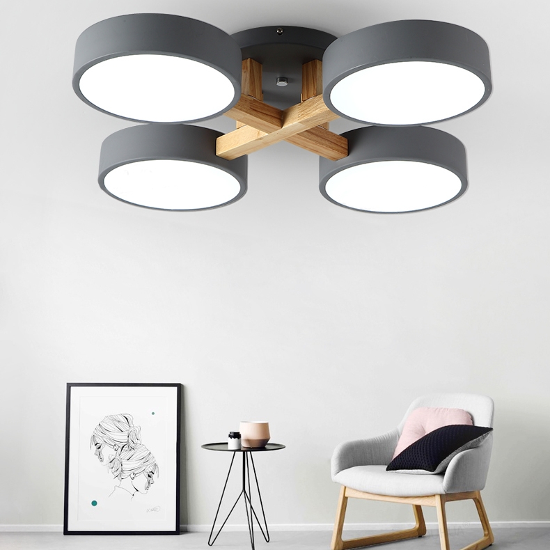 Изображение товара Потолочная LED люстра Joist 4 Gray ImperiumLoft Joist01 (178327-26)