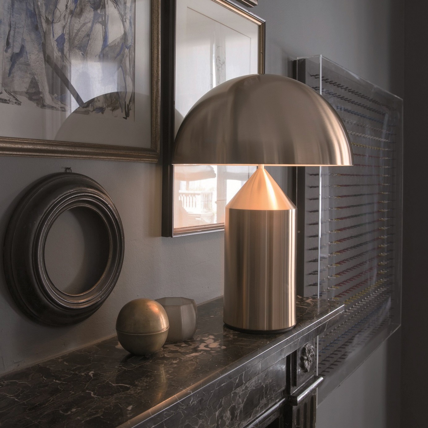 Изображение товара Настольная лампа ImperiumLoft 43.121 с выключателем и золоченым дизайном