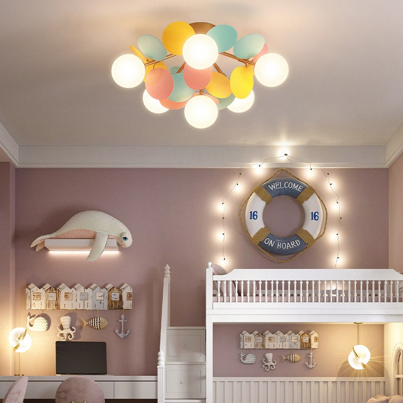 Изображение товара Люстра потолочная накладная с пластиковой арматурой ImperiumLoft MATISSE-C01 в форме шара (409-1503)