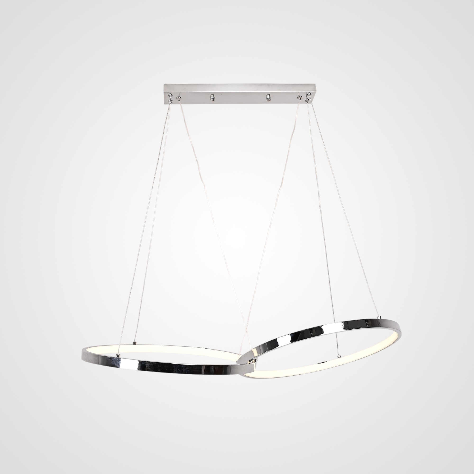 Изображение товара Подвесной светильник LED Zenda D40+D40 ImperiumLoft серебристый современный