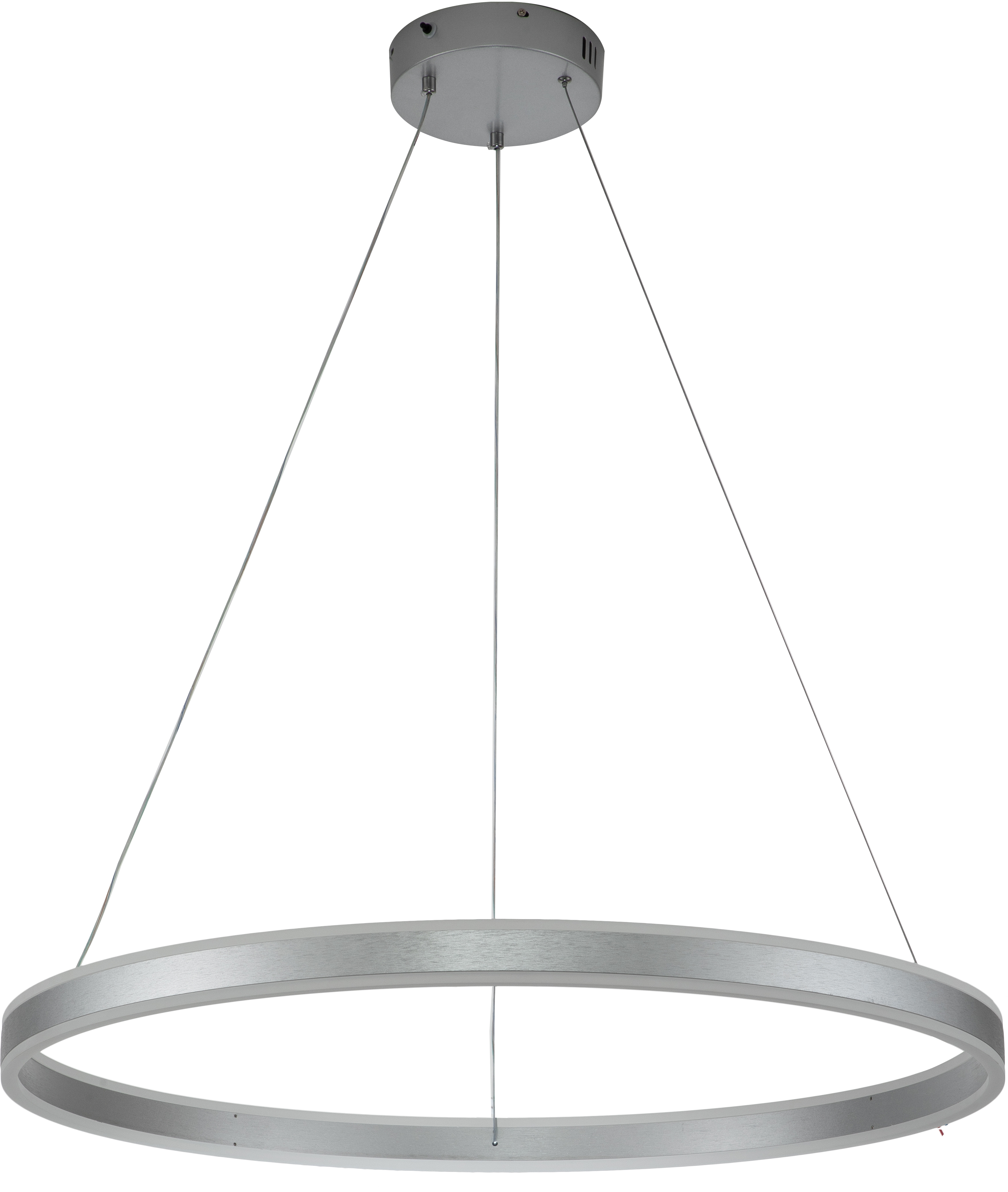 Изображение товара Подвесная люстра с пультом светодиодная (14001/1P Silver) Indigo Galass V000018L кольцо