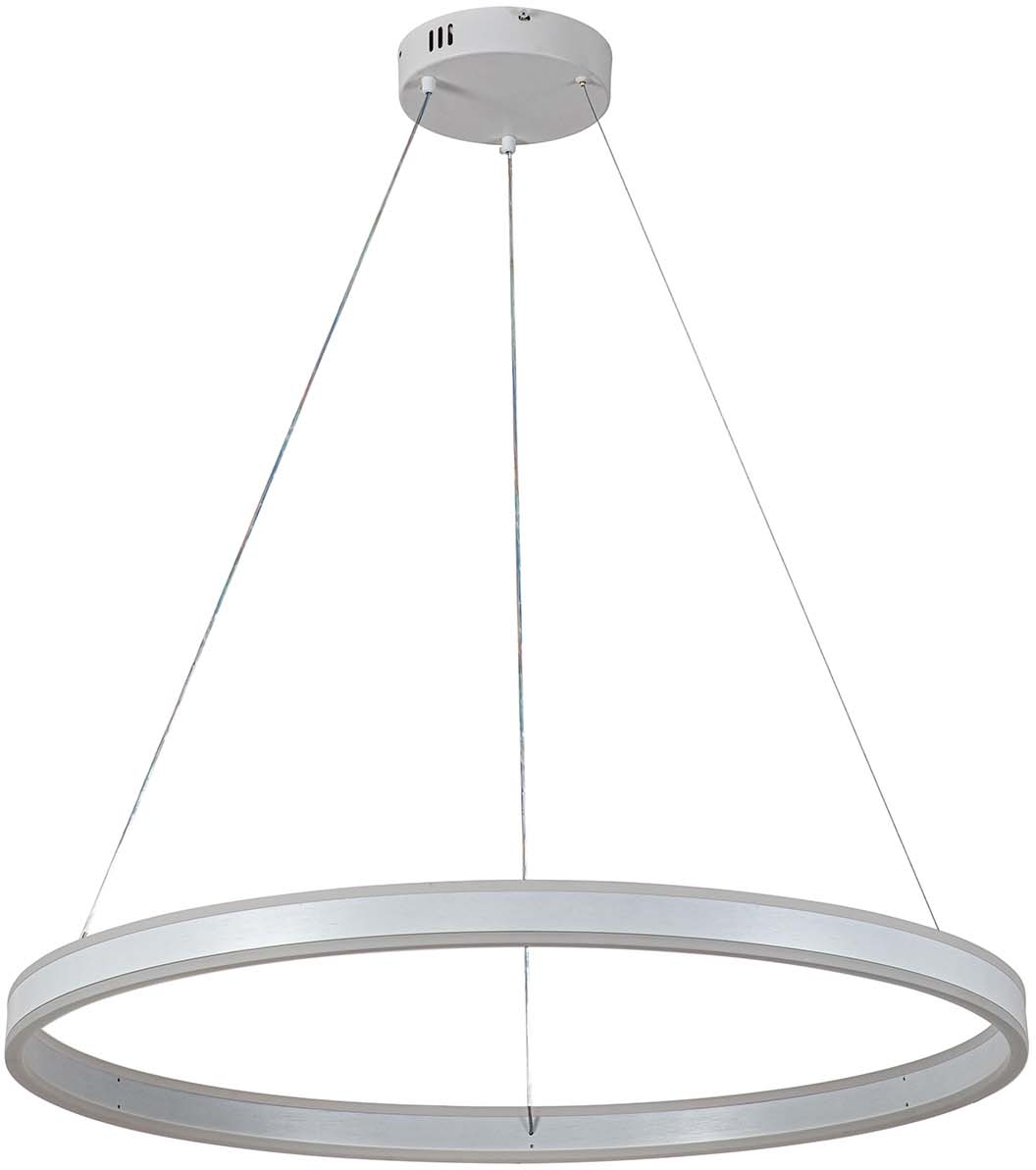 Изображение товара Подвесная светодиодная люстра с пультом Indigo Galass V000035L 80 см белая