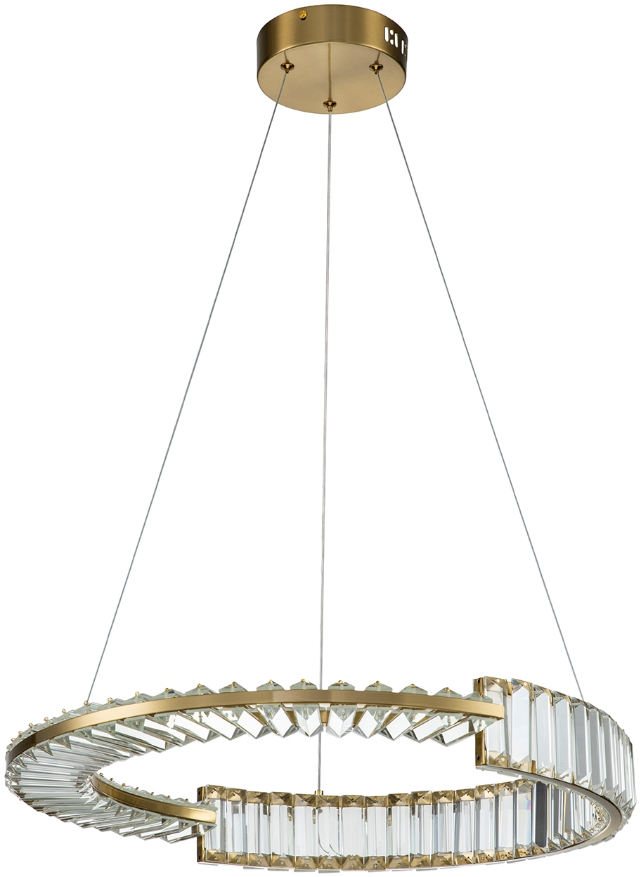 Изображение товара Люстра led с бронзовой арматурой хрусталь светодиодная Indigo Frizzante V000041L