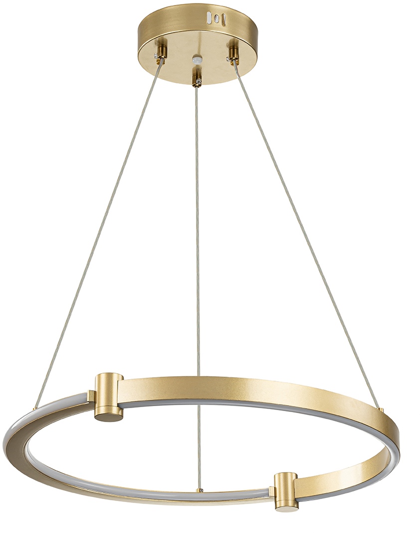 Изображение товара Подвесная люстра (+ночной режим) с пультом светодиодная (14015/1P Gold) Indigo Circolato V000077L кольцо