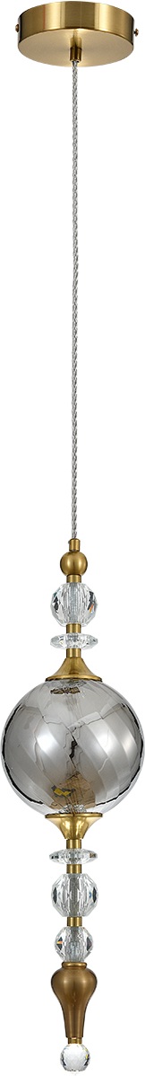 Изображение товара Подвесной светильник из бусин LED (11056/1P Smoke) Indigo Sorpresa V000191L