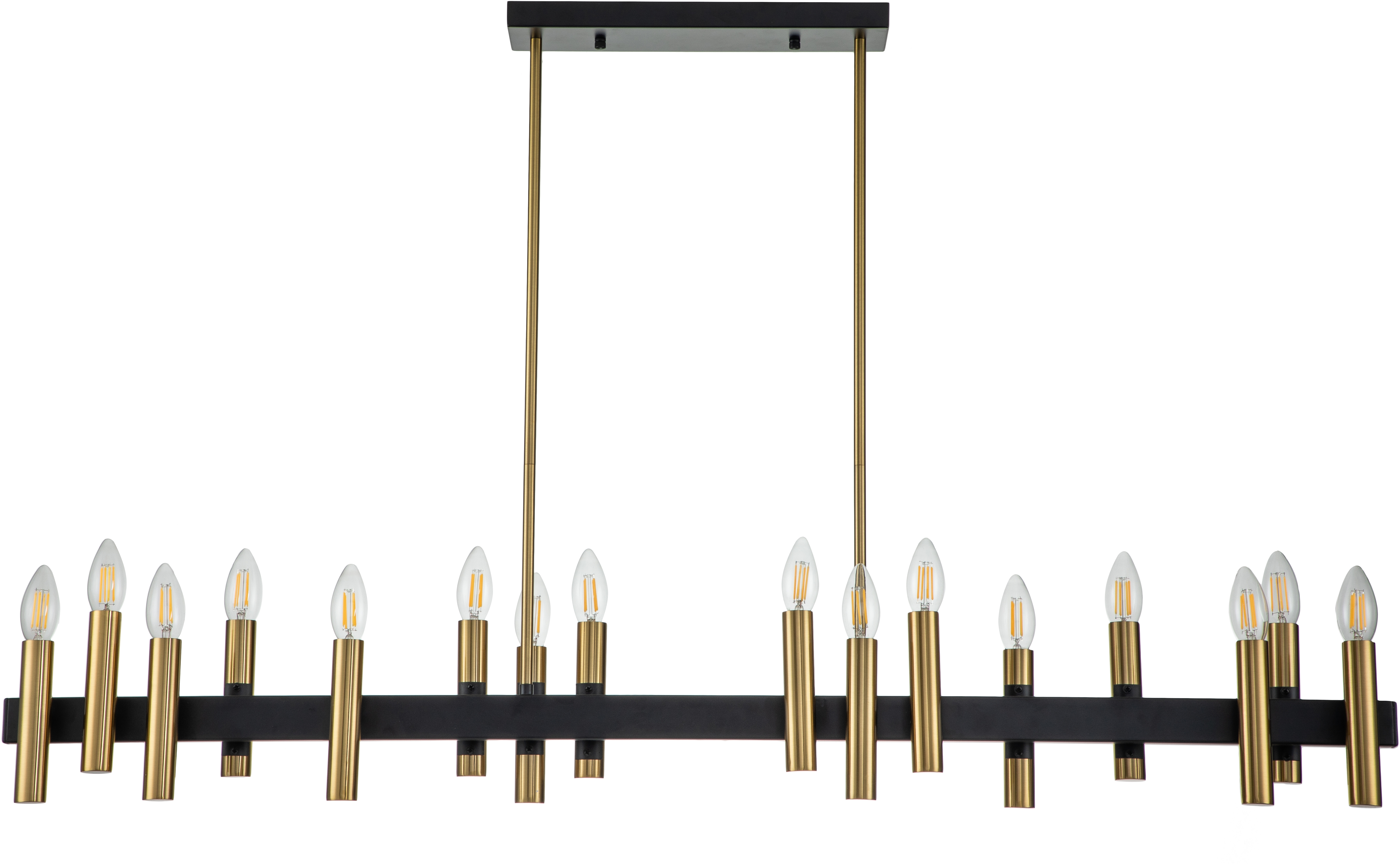 Изображение товара Люстра потолочная на штанге Indigo Cero V000209 стиль лофт 16 ламп E14 640W