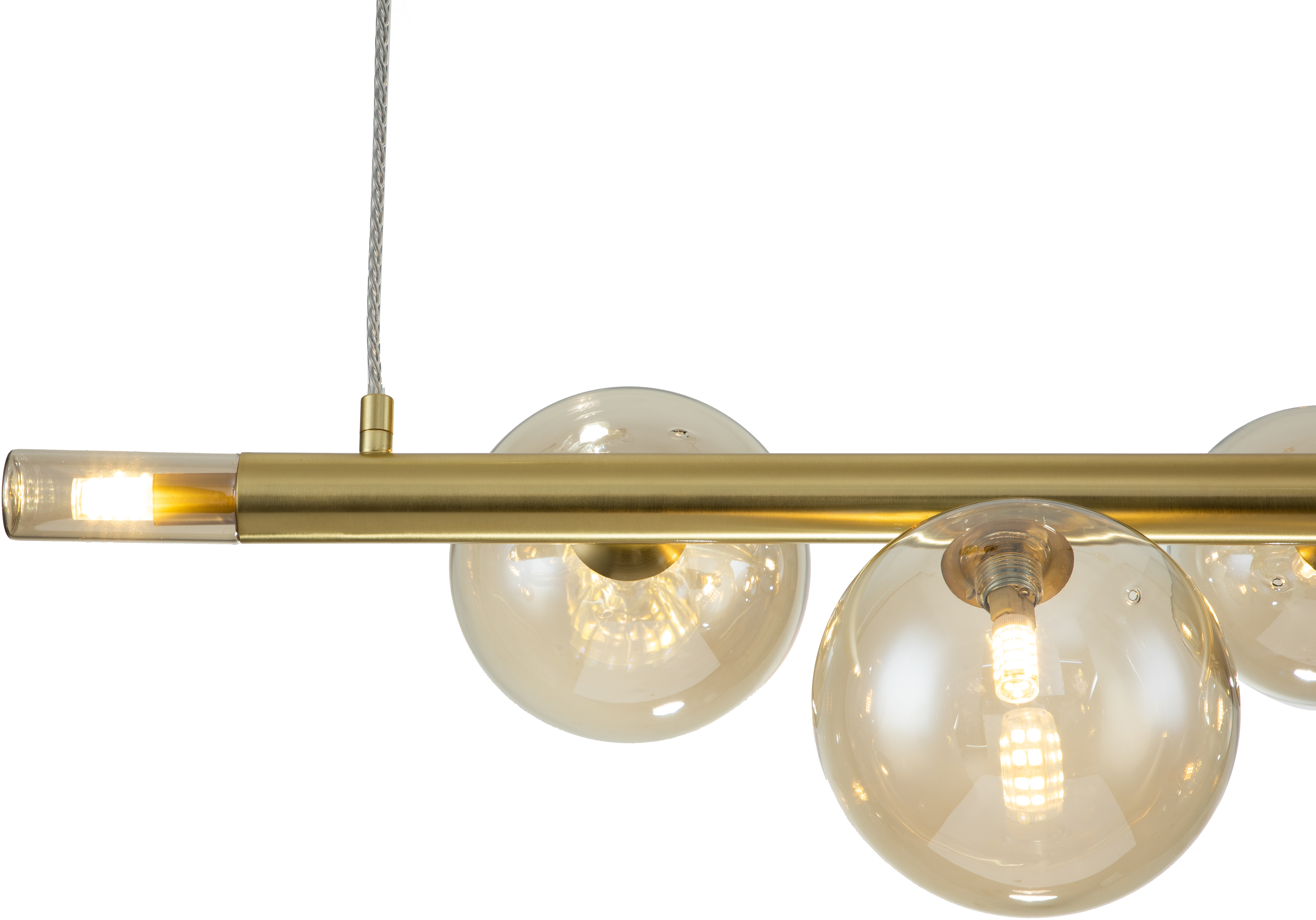 Изображение товара Подвесная люстра (11026/8PL Gold) Indigo Canto V000247 в форме шара