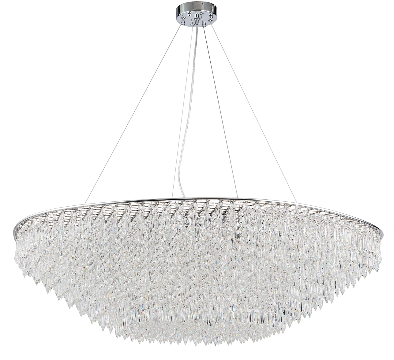 Изображение товара Подвесная люстра хрусталь Indigo V000370 16 G9 модерн арт-деко IP20