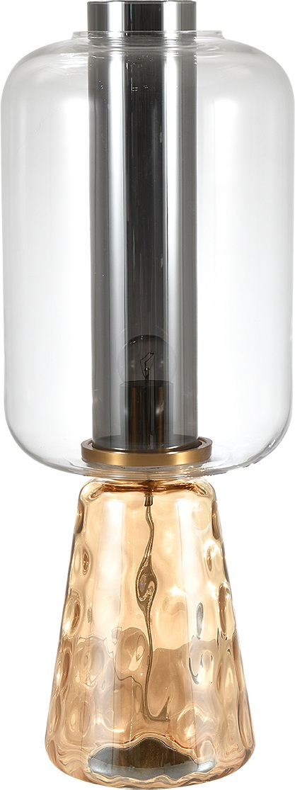 Изображение товара Настольная лампа под старину в виде керосиновой лампы (11045/1T Amber) Indigo Strego V000474