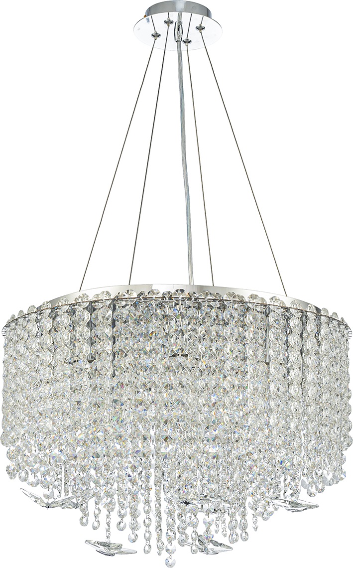 Изображение товара Подвесная люстра хрусталь (12051/11P Chrome) Indigo Giulietta V000599 с подвесками