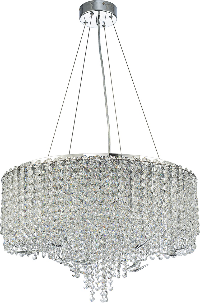 Изображение товара Подвесная люстра хрусталь (12051/12P Chrome) Indigo Giulietta V000600 с подвесками