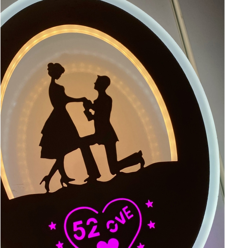 Изображение товара Настенный светильник светодиодный с выключателем сердечко Kink Light Предложение 074110,25