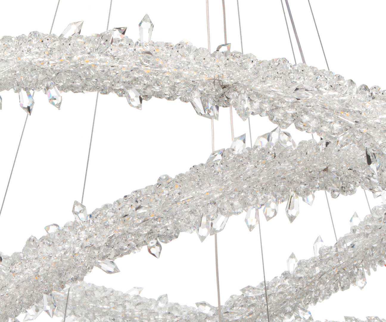 Изображение товара Подвесной хрустальный светодиодный светильник Kink Light Лиам 07875-80+60+40,33