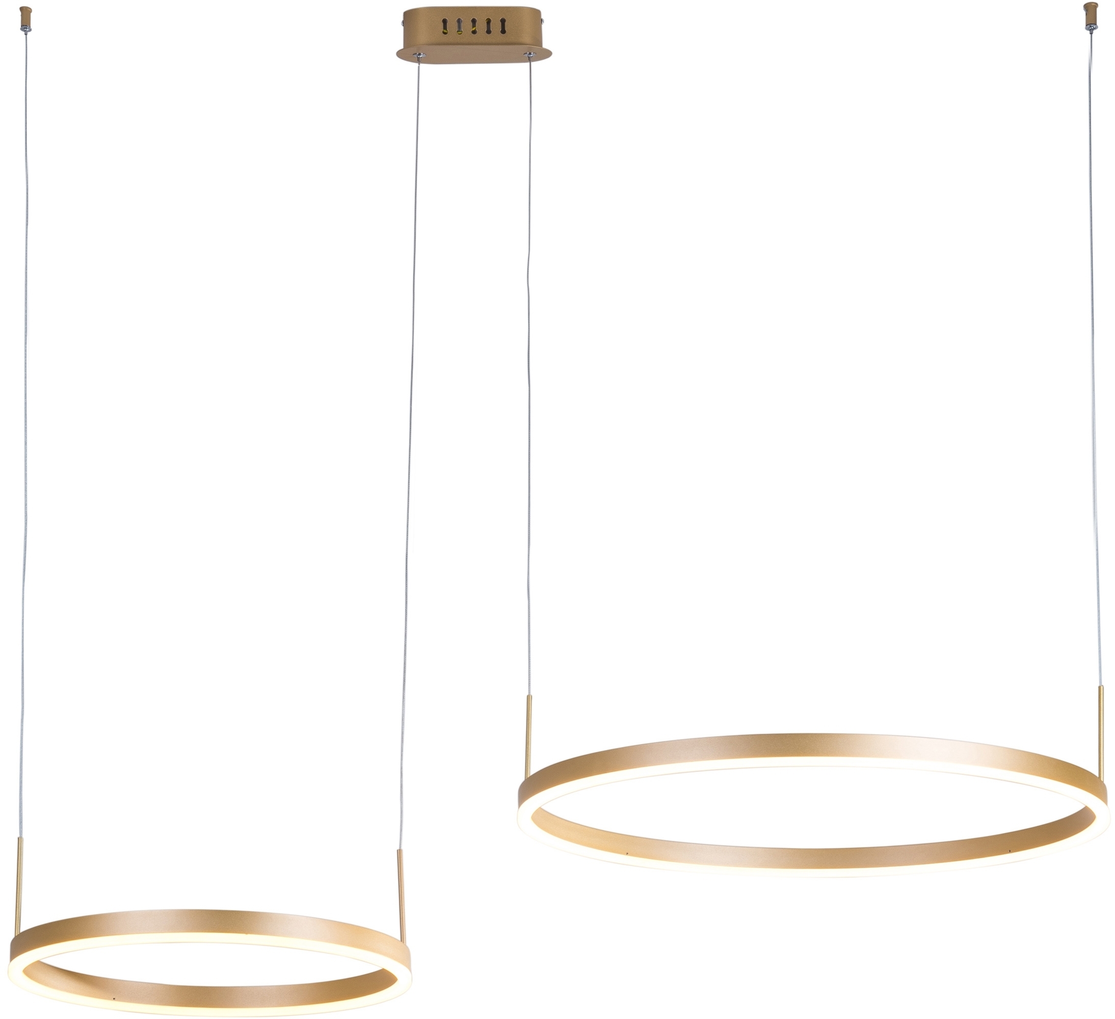Изображение товара Подвесной светильник светодиодный Kink Light Тор 08219,33P кольцо 60х110 см золото