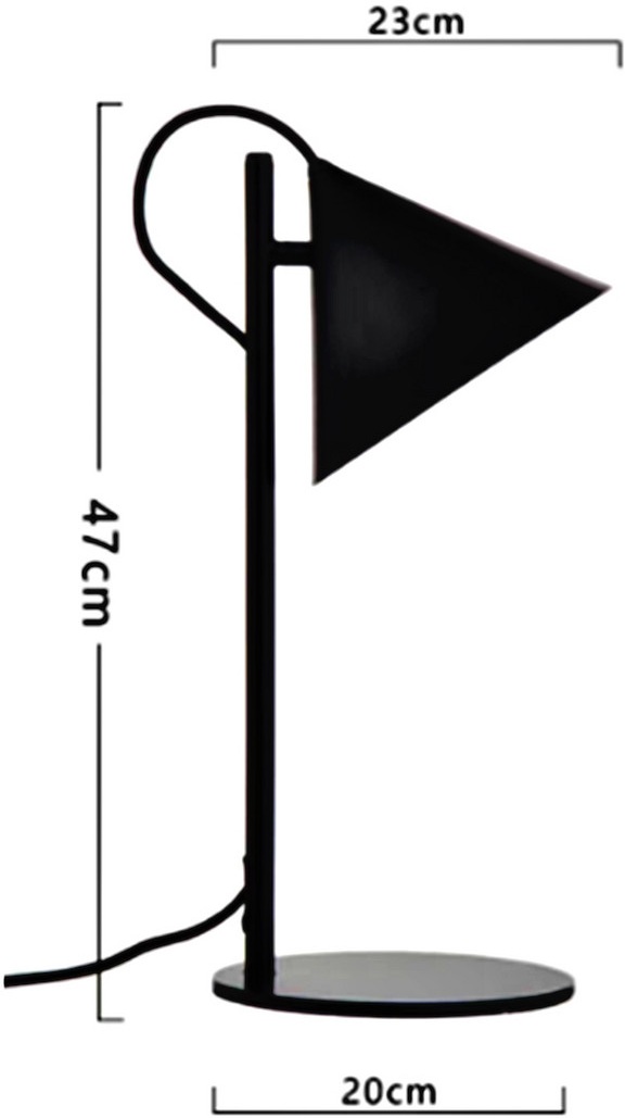 Изображение товара Настольная лампа Kink Light Райви 08482-T,19 черный E27 60 Вт для интерьера