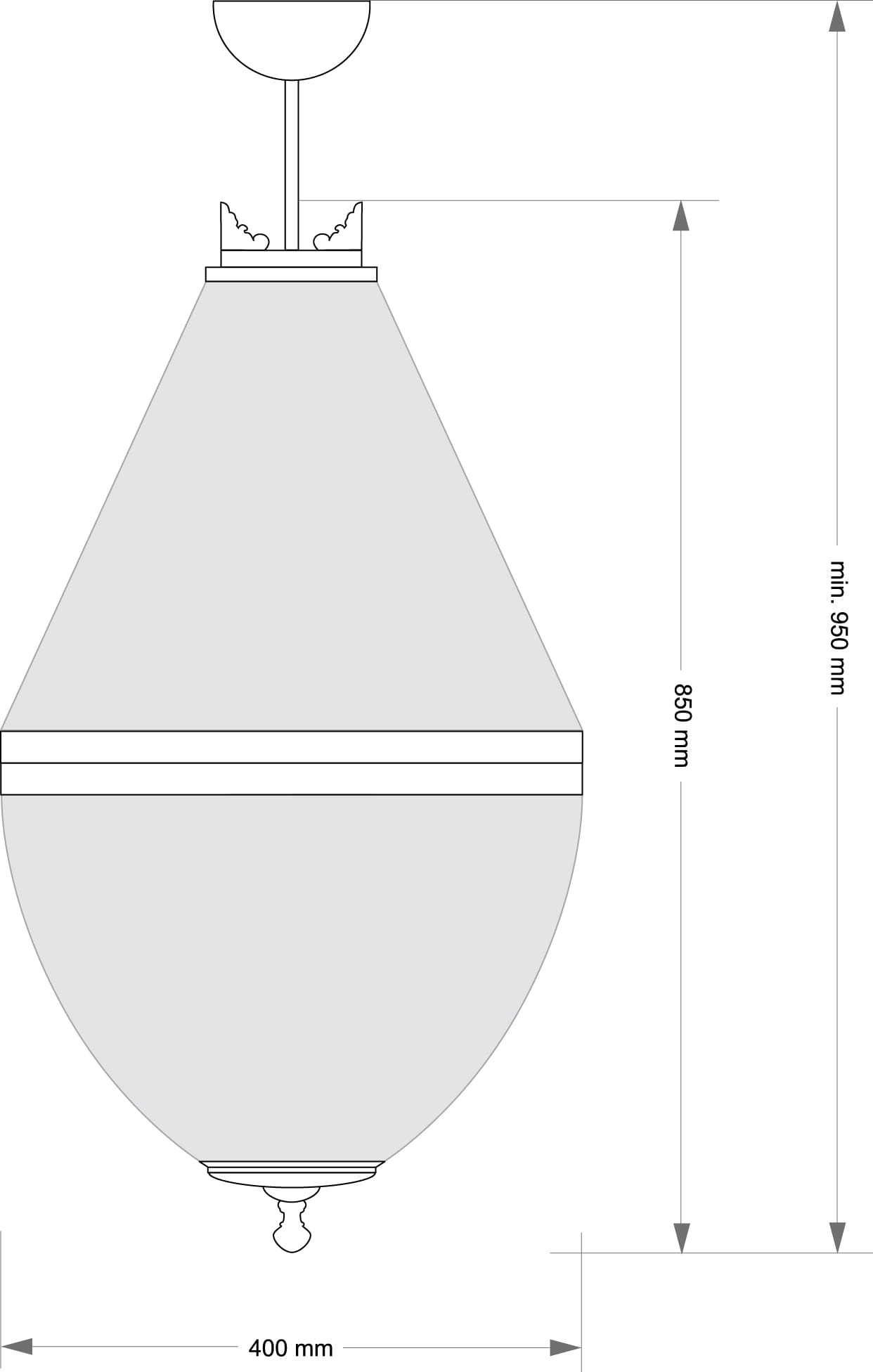 Изображение товара Потолочная люстра Kutek Arezzo ARE-PL-8(P)400