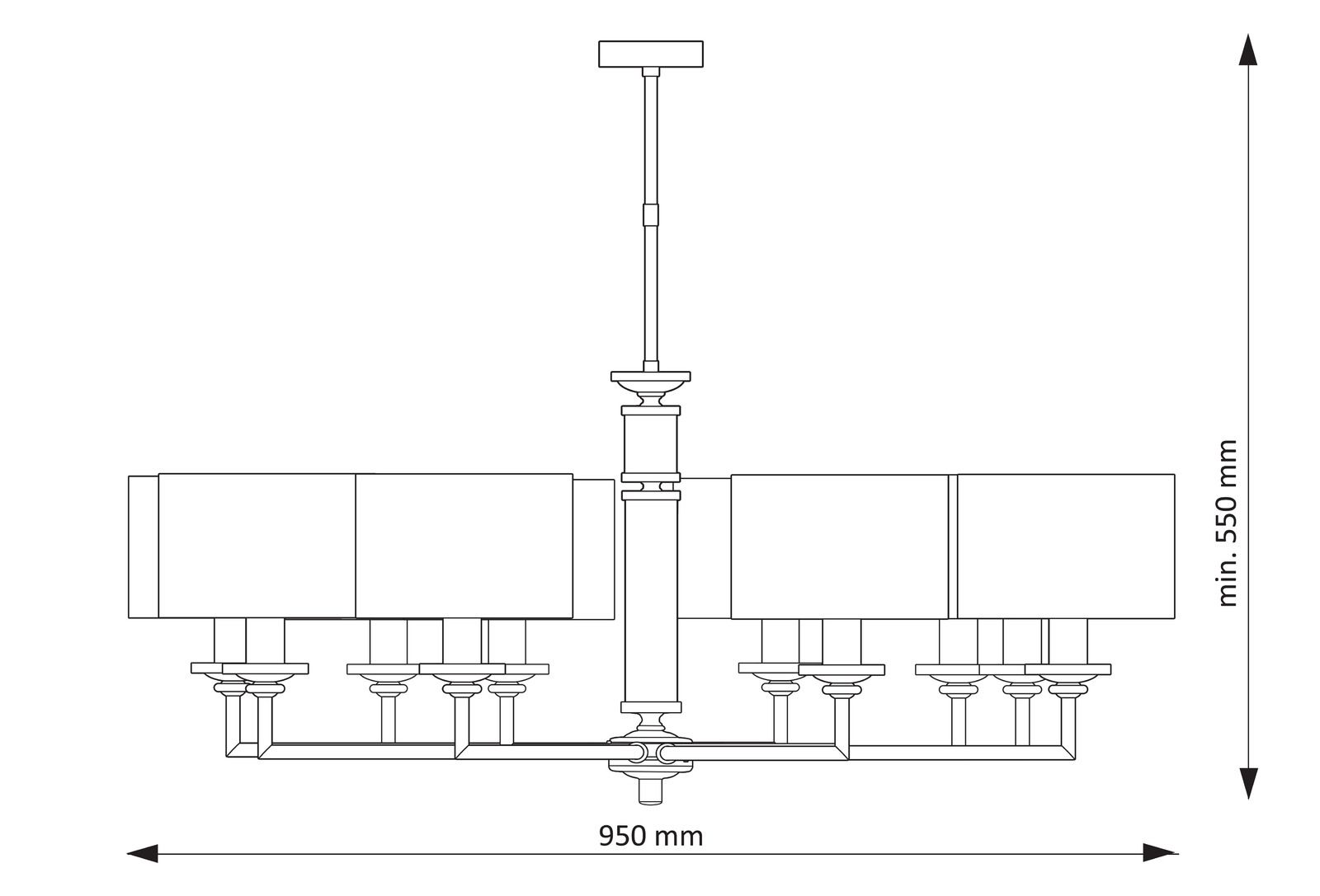 Изображение товара Потолочная люстра Kutek Artu ART-ZW-10(P)