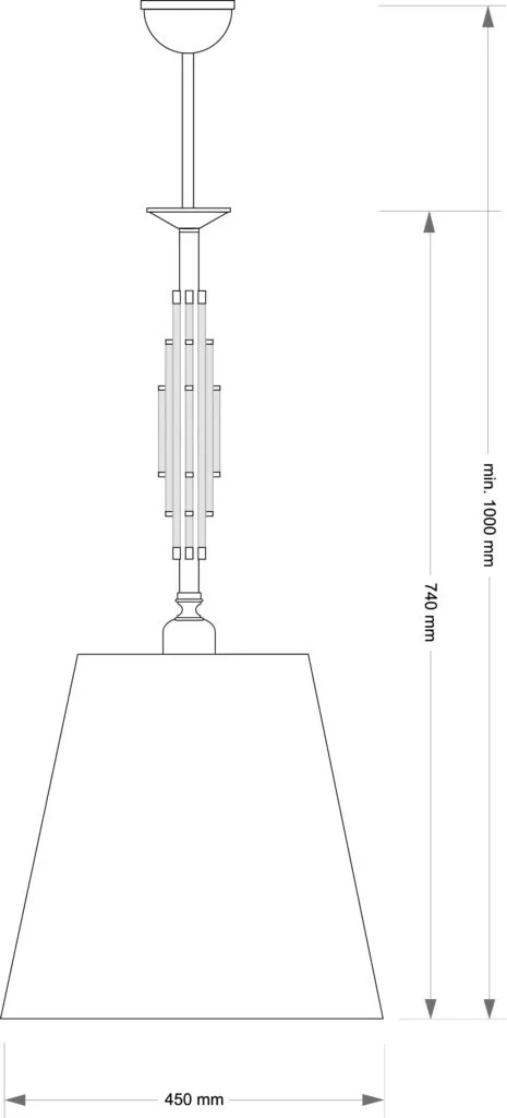 Изображение товара Потолочная люстра Kutek Fellino FEL-ZWD-1(BN/A) с хрусталем Swarovski