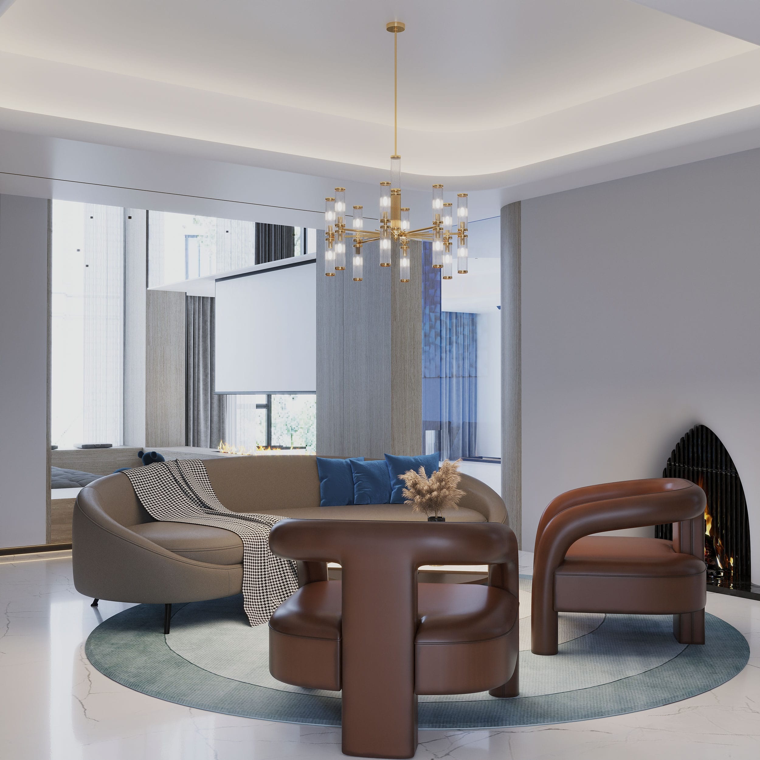 Изображение товара Потолочная люстра на штанге Kutek Saletto SAL-ZW-8(Z)