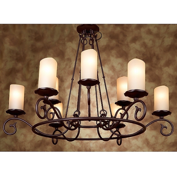 Изображение товара Подвесная кованая люстра L'Arte Luce Napoli L13809.03 9xE14 в классическом стиле