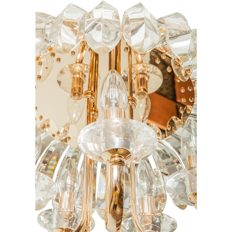 Изображение товара Люстра подвесная диаметром 30 см хрустальная L'Arte Luce Fungio L57105 в виде свечи