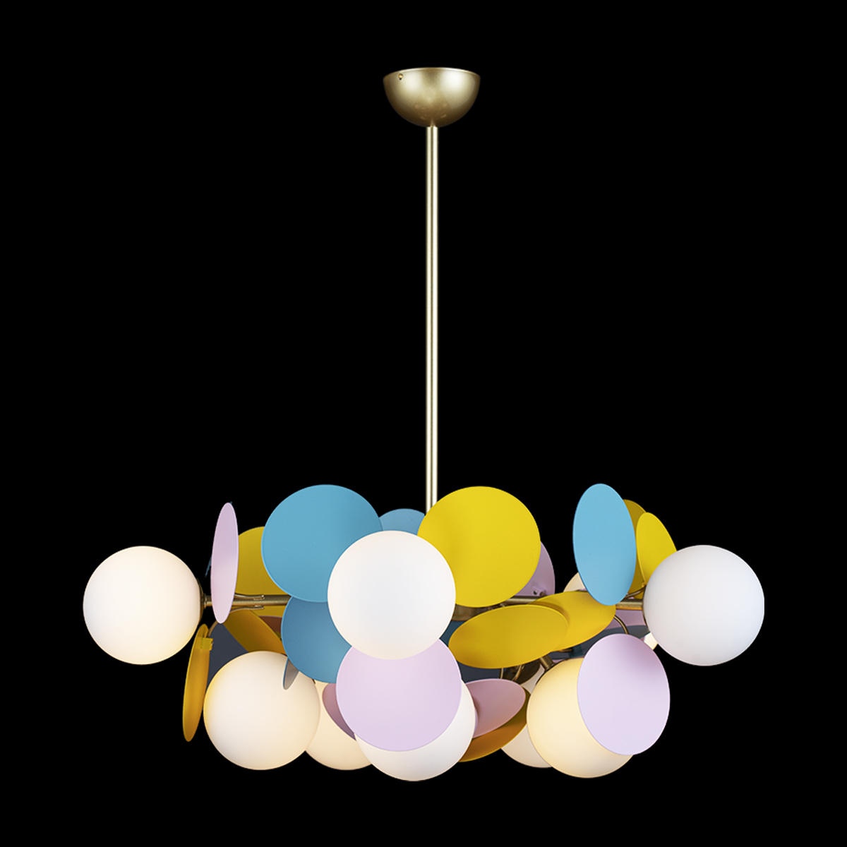 Изображение товара Потолочная люстра для детской комнаты 10008/10 mult Loft It модерн шарики 10 плафонов