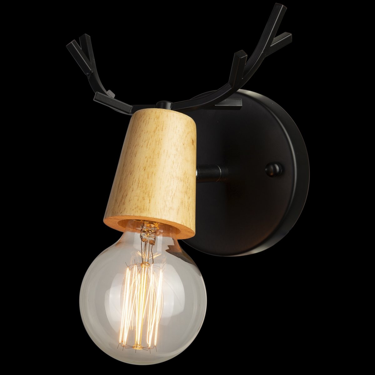 Изображение товара Бра для детской рога 10024/1W Loft It Sven Black
