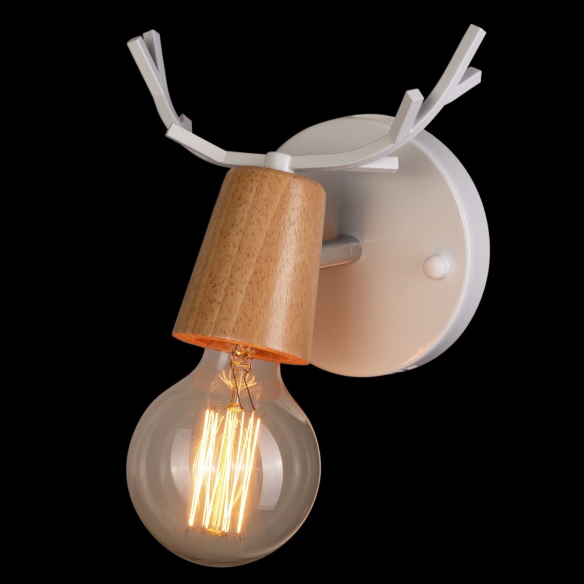 Изображение товара Бра для детской с рогами Loft It Sven White 10024/1W, стиль модерн