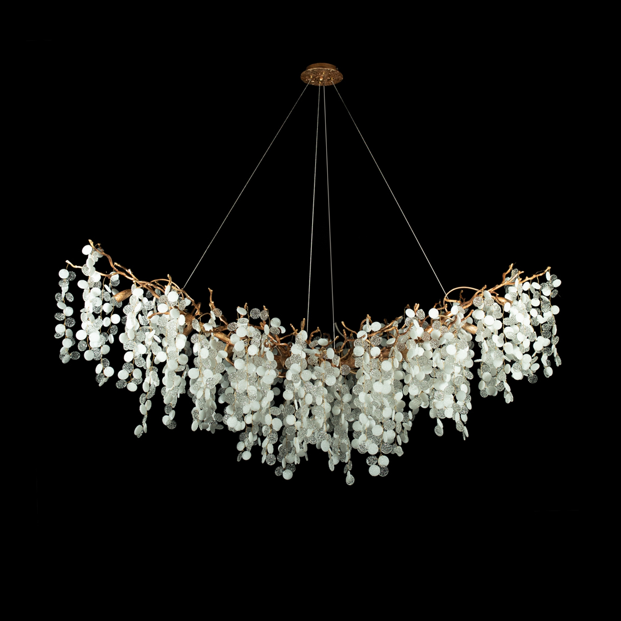 Изображение товара Подвесная люстра светодиодная 10066/1500 GB Loft It Fairytree форма ветки