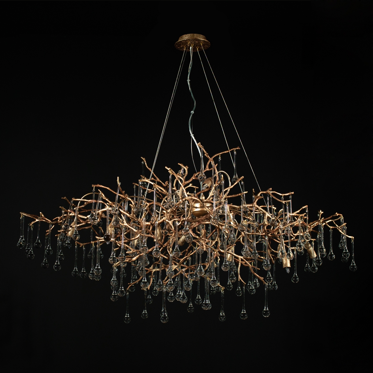 Изображение товара Подвесная светодиодная люстра Loft It 10067/1250 GB арт-деко золото