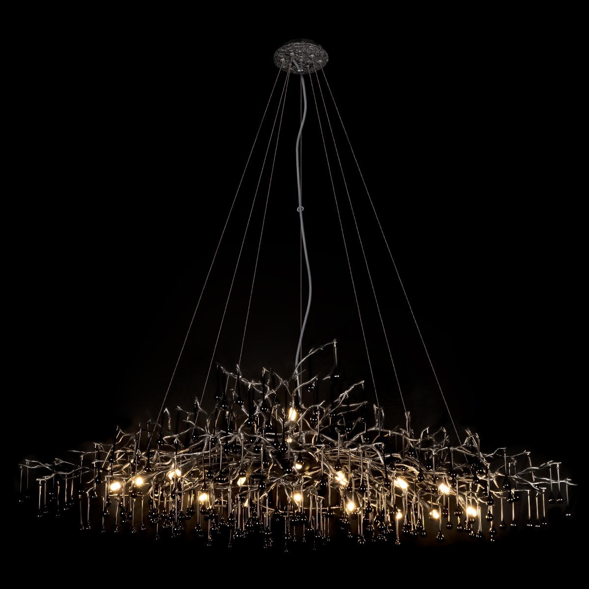 Изображение товара Подвесная люстра Loft It Bijout 10067/1800 BK в стиле арт-деко