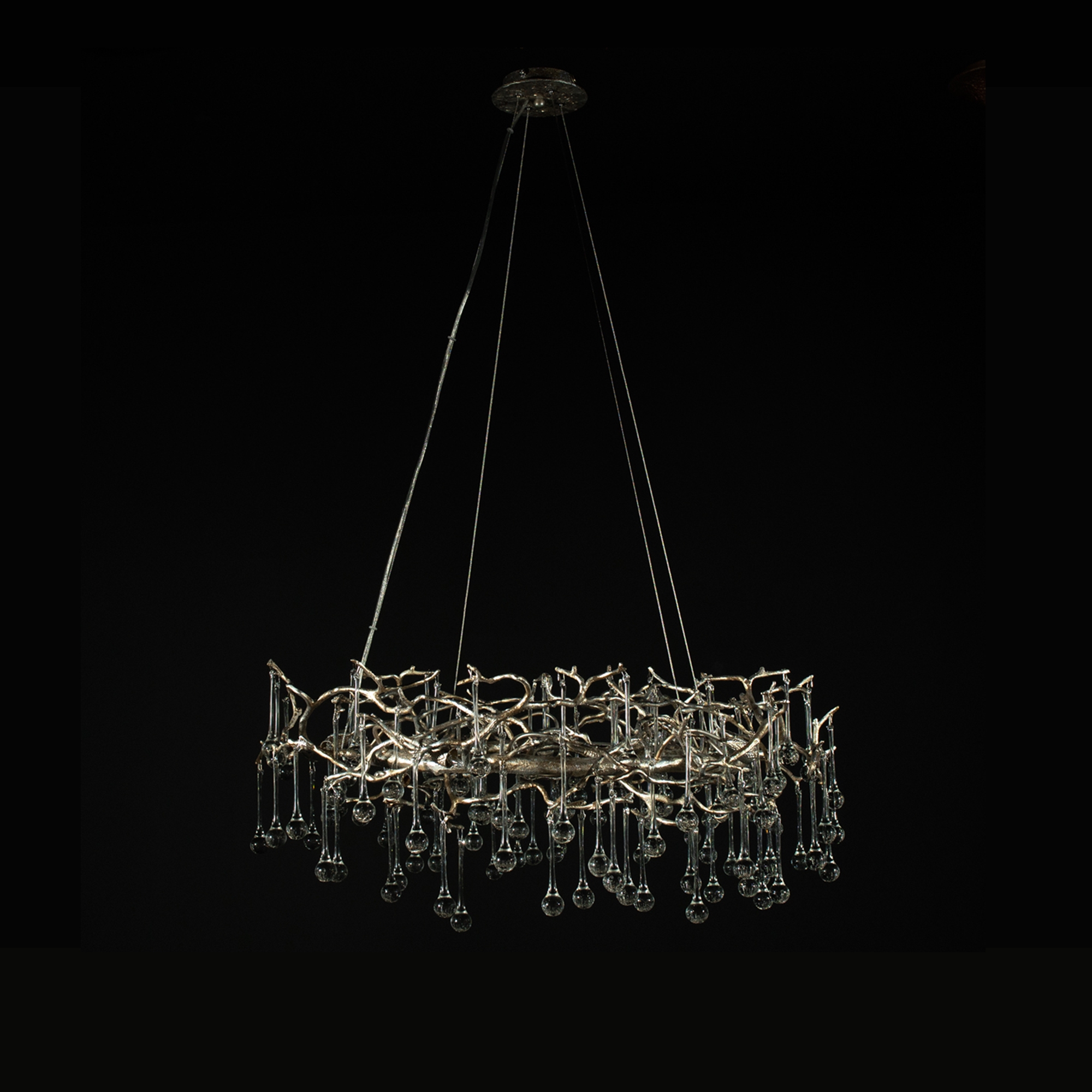 Изображение товара Подвесная светодиодная люстра Bijout Loft It 10068/800 SG арт-деко золото