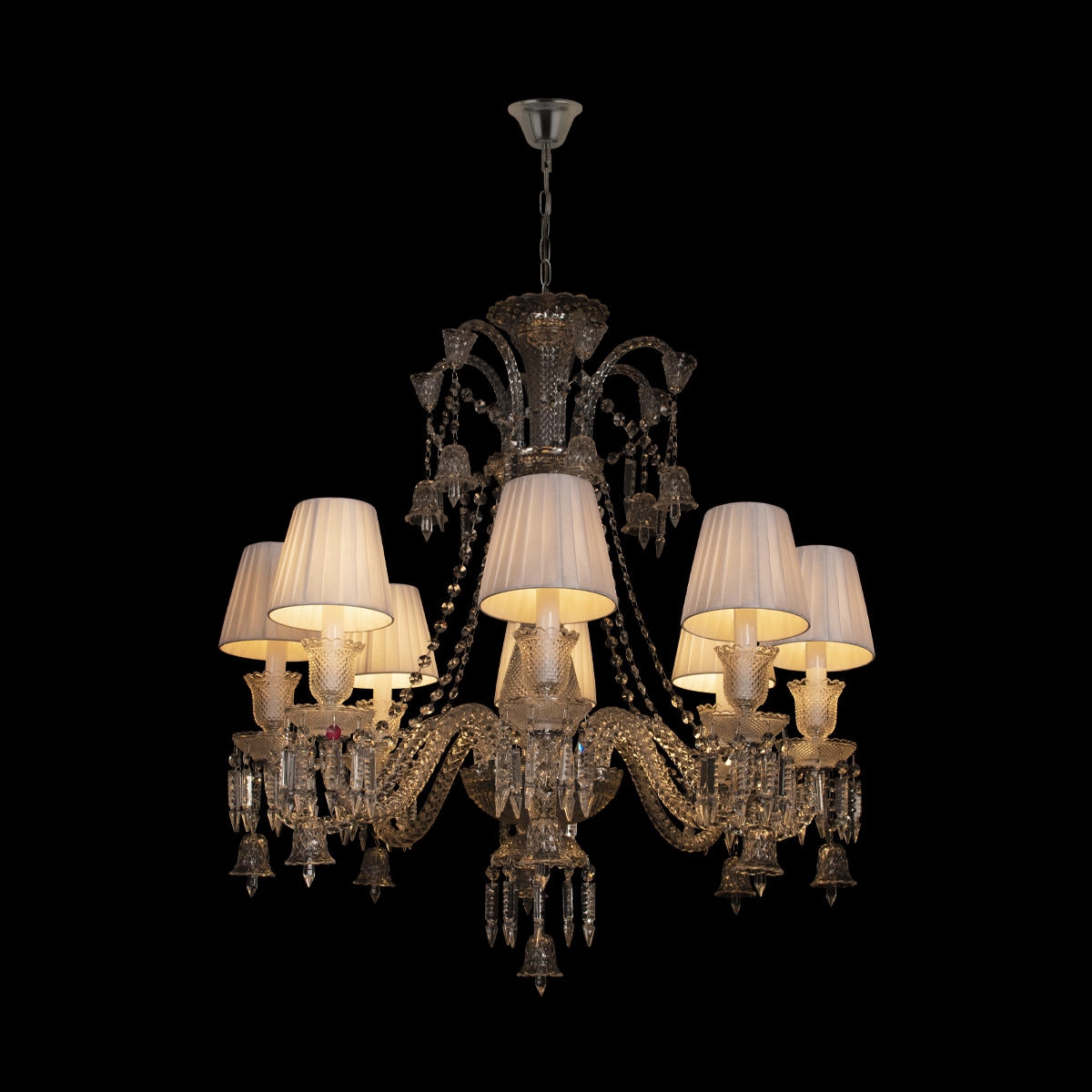 Изображение товара Подвесная люстра Loft It Zenith 10210/8 White классика арт-деко стекло ткань