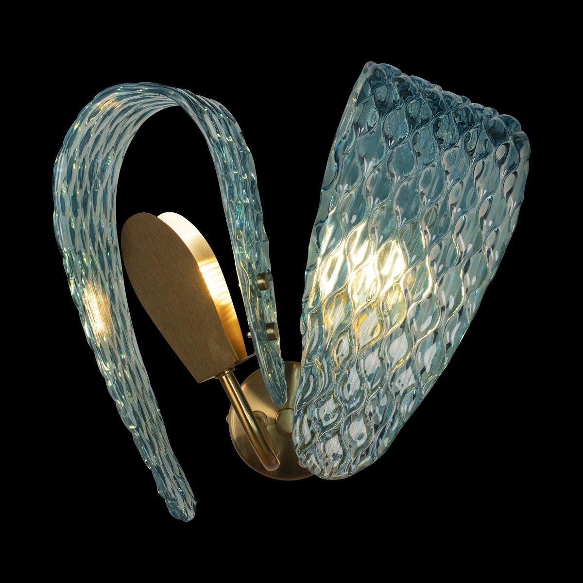 Изображение товара Бра Loft It Lirio 10214/2W с двумя плафонами голубого цвета