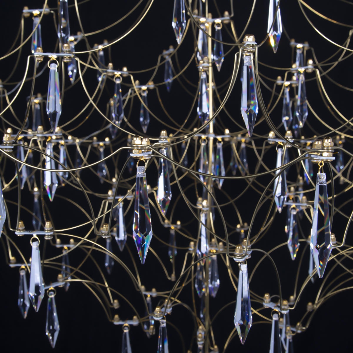 Изображение товара Подвесная светодиодная люстра Loft It Mira 10259/1200 Gold Asfour 135W арт-деко