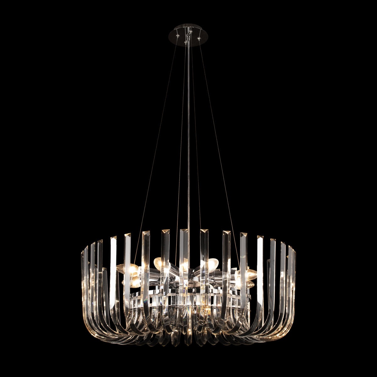 Изображение товара Подвесная люстра хрусталь Loft It Dakota 10300/600 Nickel стиль модерн