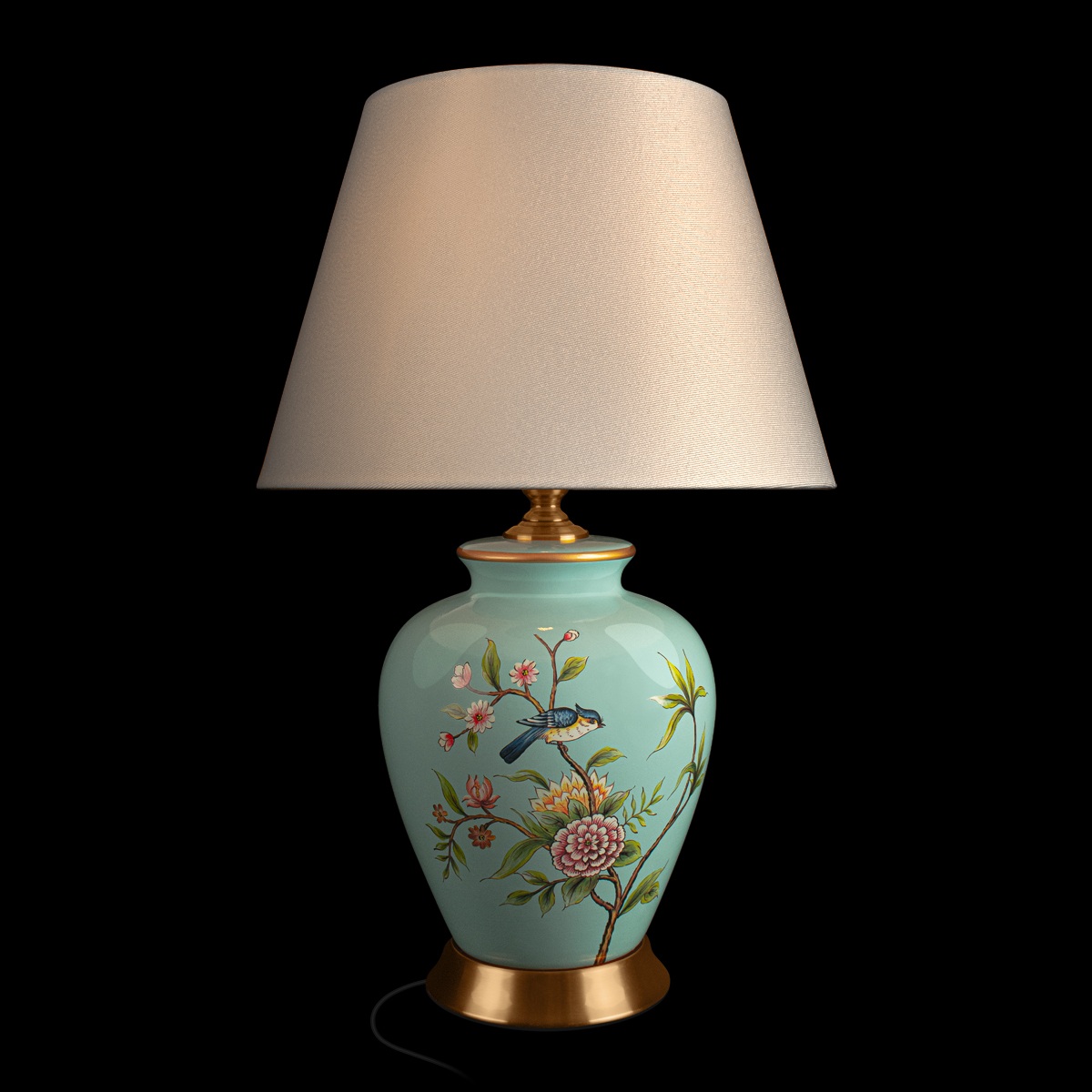 Изображение товара Настольная лампа Loft It Bluet 10379T/A с тканевым абажур и выключателем