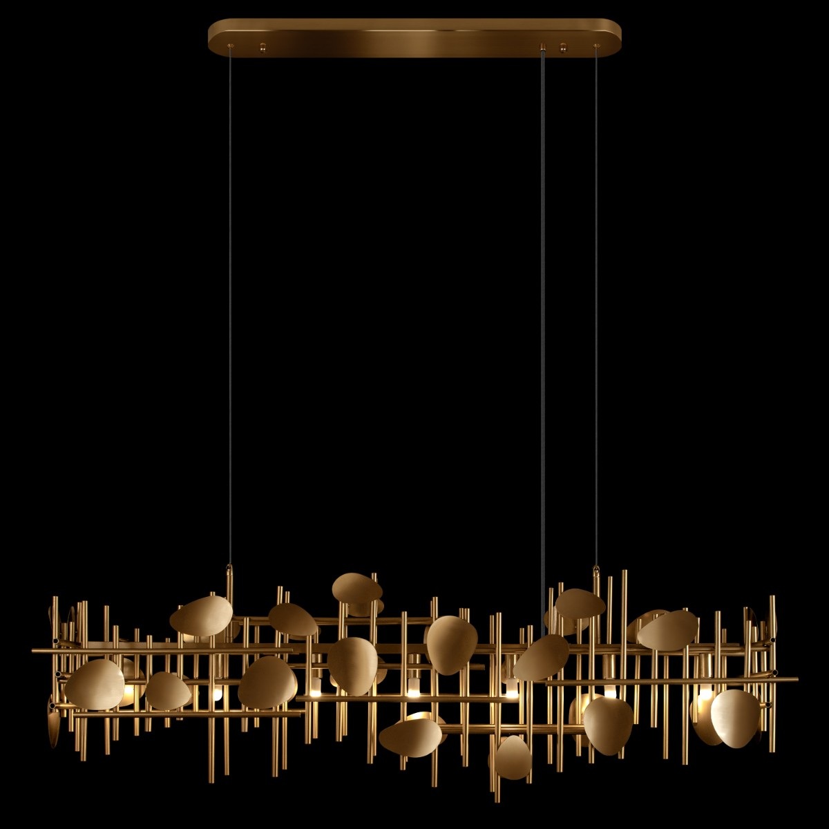 Изображение товара Подвесная люстра Loft It Escama 10396/1200R с регулируемой высотой и LED лампами