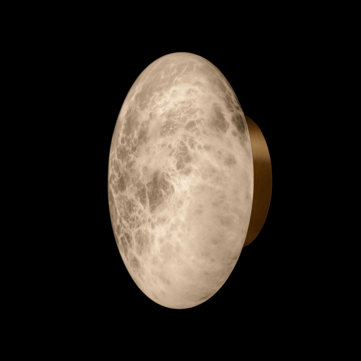 Изображение товара Настенный светильник светодиодный Loft It Emi 10414W/M с бронзовым металлом и алебастровым плафоном