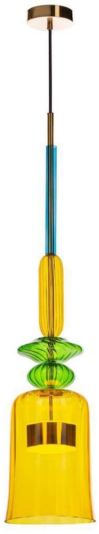 Изображение товара Подвесной светильник светодиодный Loft It Candy 2008-A арт-деко желтый с прозрачным плафоном