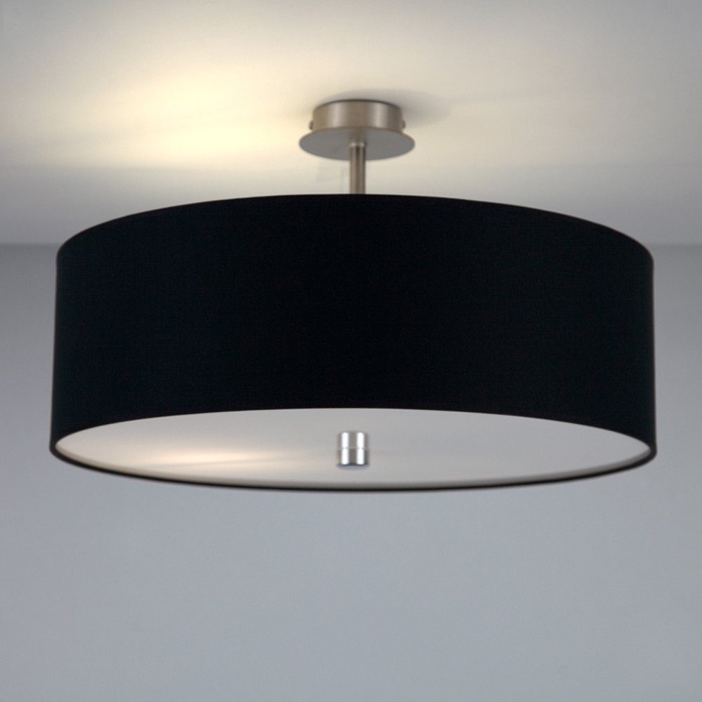 Изображение товара Потолочная люстра на штанге Lighthall Viviana 50 LH022012 классика черный текстиль IP20