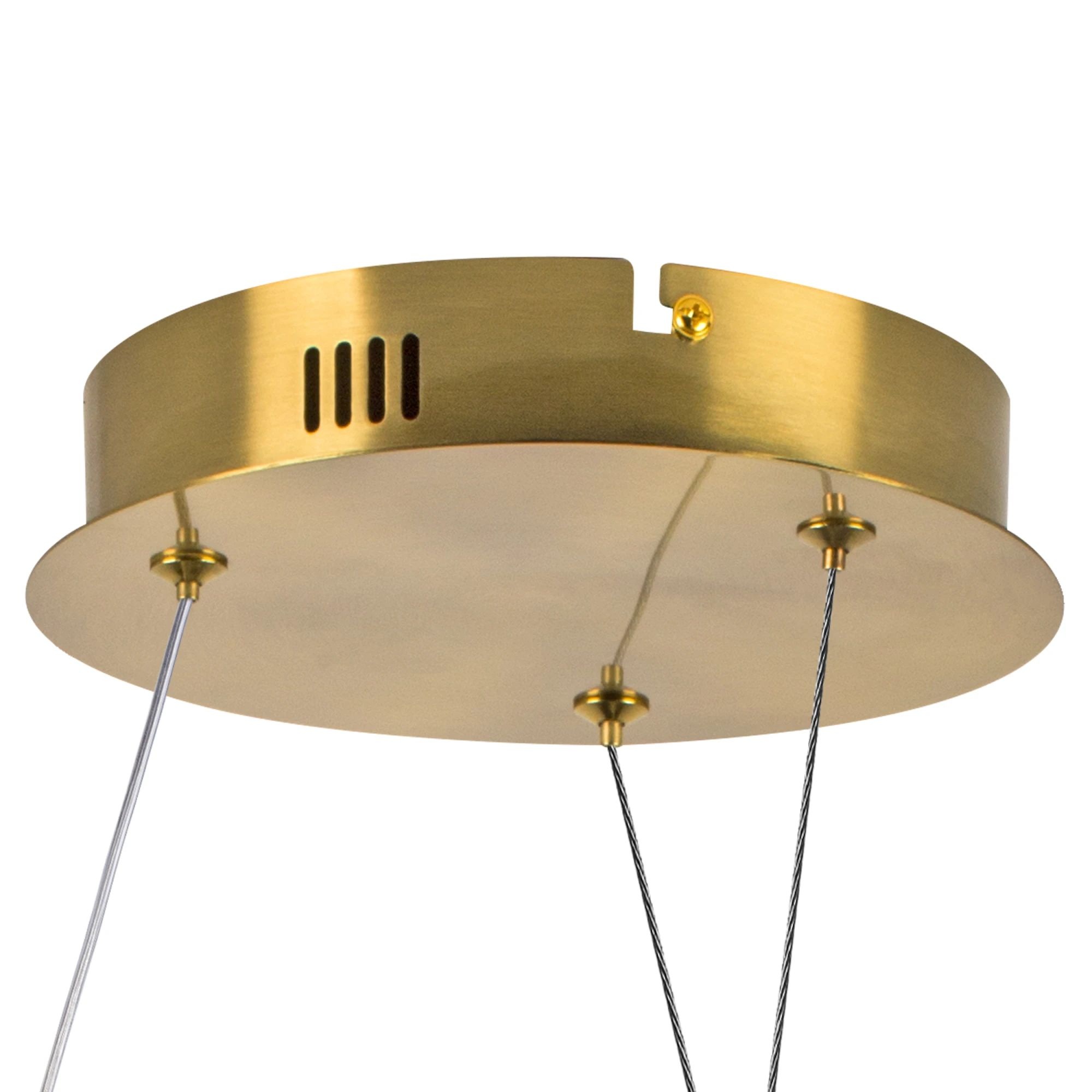 Изображение товара Подвесная светодиодная люстра Lightstar Corinto 637063 золотая