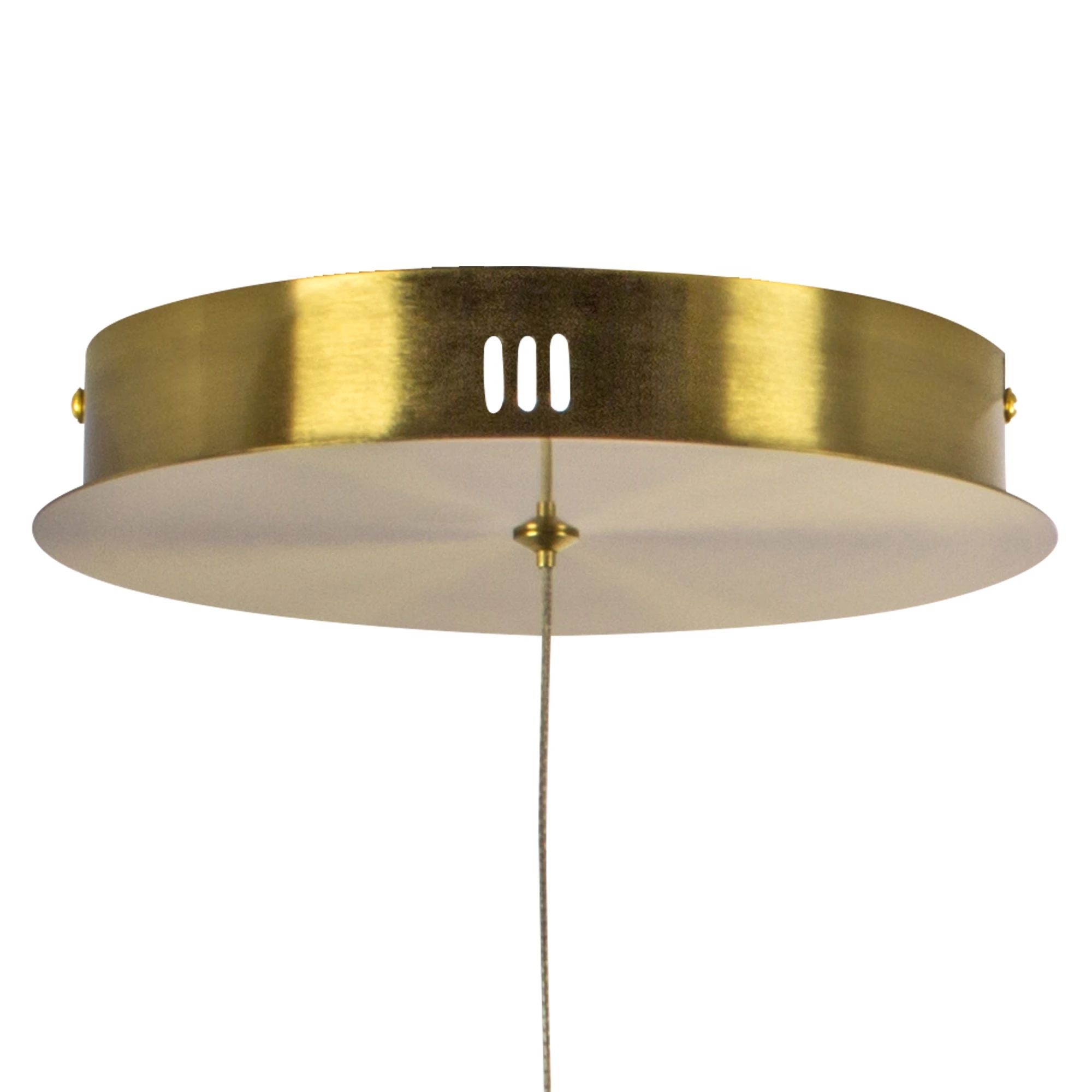 Изображение товара Современная светодиодная подвесная люстра Lightstar Corinto 637093 золото 120 см