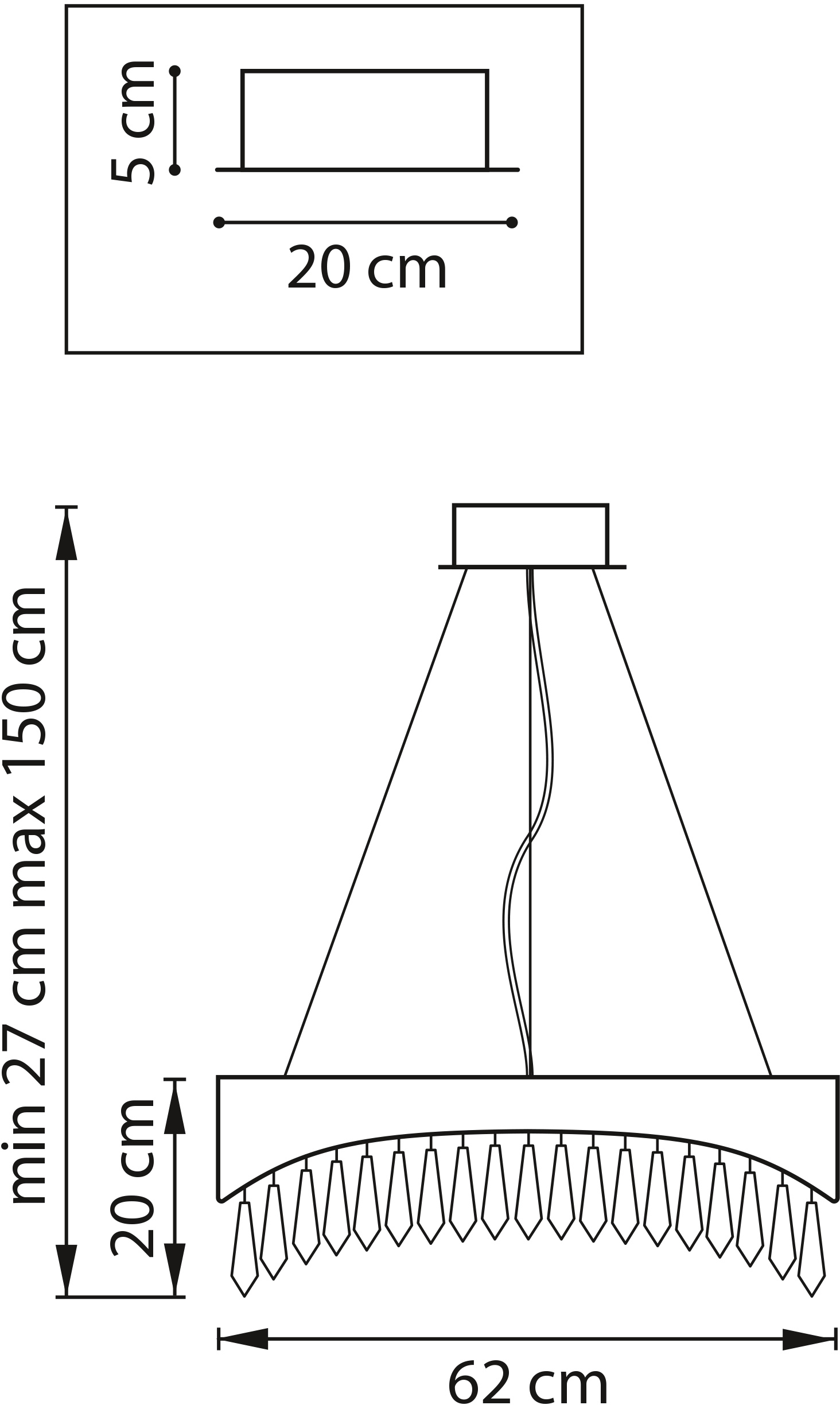 Изображение товара Подвесная люстра светодиодная Lightstar Helio 703163 с подвесками