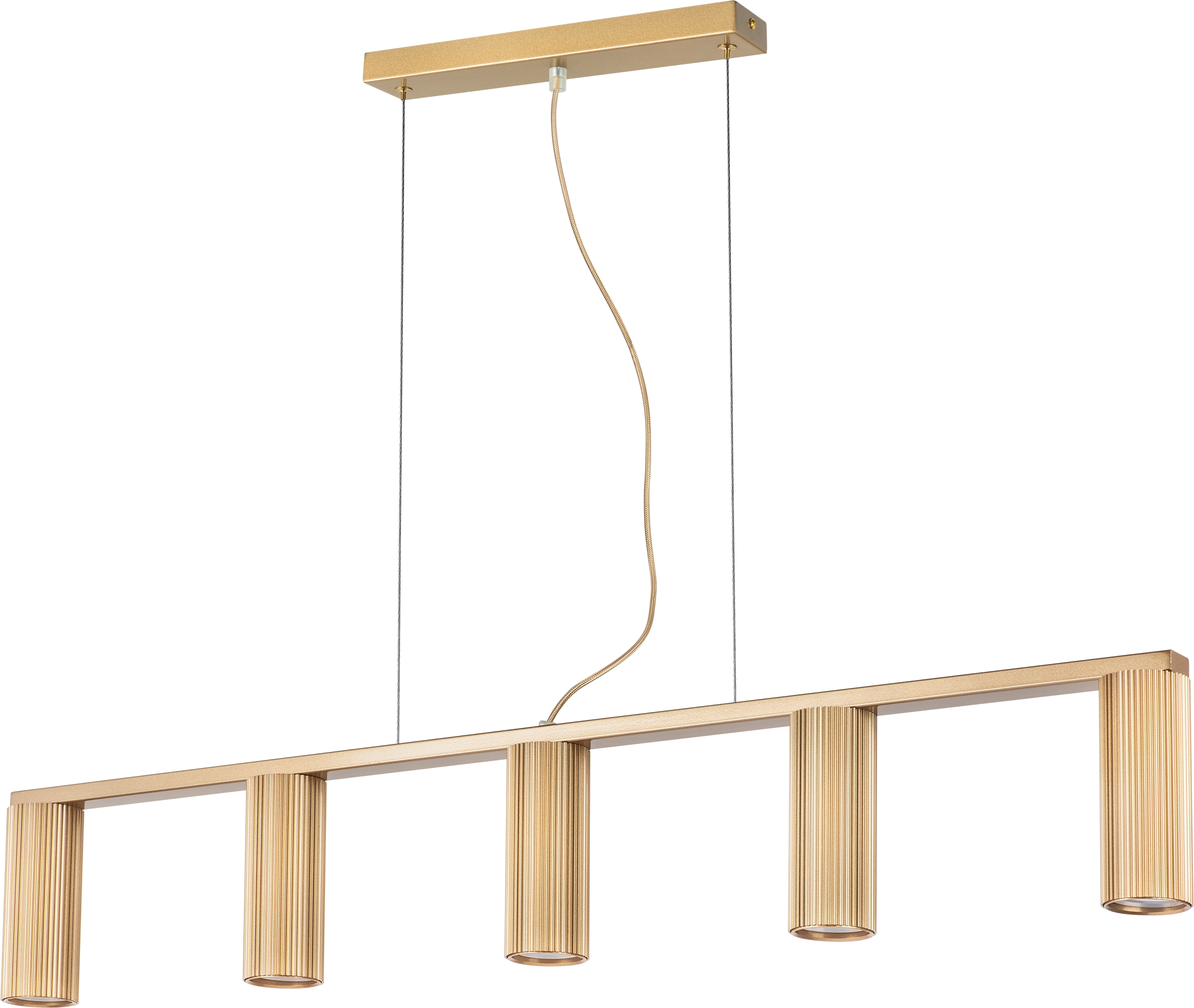 Изображение товара Подвесная люстра Lightstar Roma 718053 шампань на 5 ламп GU10