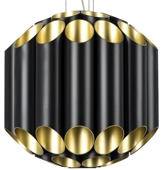 Изображение товара Подвесная люстра Lightstar Siena 720447 большая шар металл черный