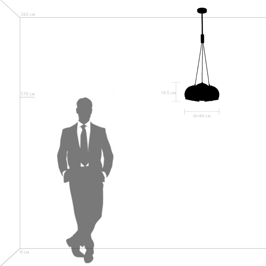 Изображение товара Подвесная люстра Lightstar Sferico 729031 с шариками арт-деко, 3 плафона Е27