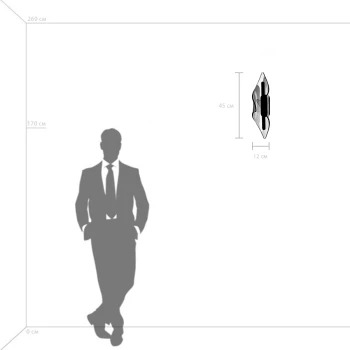 Изображение товара Бра светодиодное Lightstar Varese 731653 стиль модерн 12W 3000K прозрачный акрил