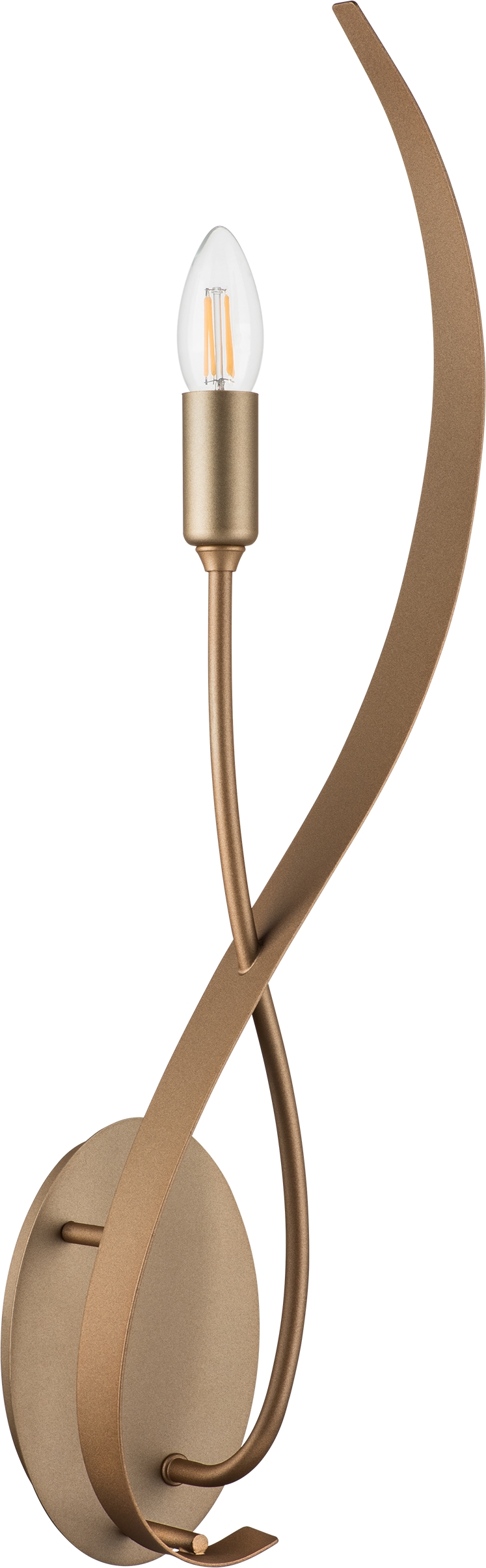 Изображение товара Бра Lightstar Ragno 733513 в стиле модерн с цоколем E14 40W золото