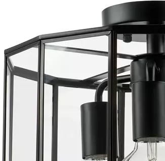 Изображение товара Потолочная люстра Lightstar Genni 798237 стиль модерн черный стекло металл